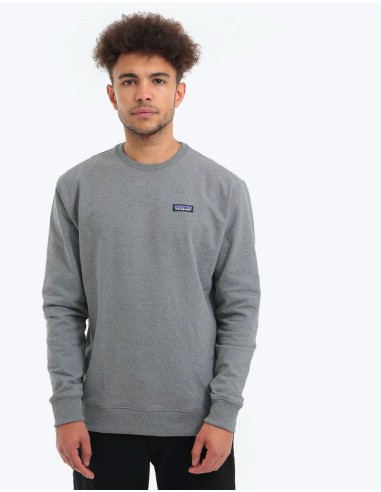 Patagonia P-6 Label Uprisal Crew Sweatshirt - Gravel Heather pour bénéficier 