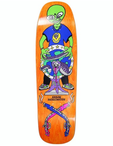 Polar Herrington Global Affairs Skateboard Deck - 1992 Shape 9.25" commande en ligne