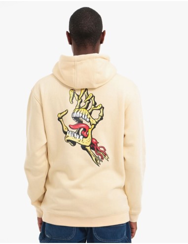 Santa Cruz Vintage Bone Hand Pullover Hoodie - Bone Amélioration de cerveau avec