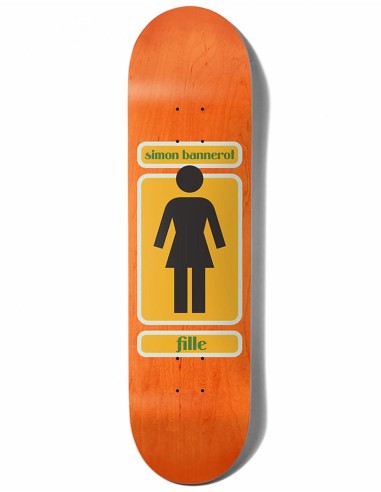 Girl Bannerot '93 Til Infinity 'SKIDUL' Skateboard Deck - 8.5" soldes