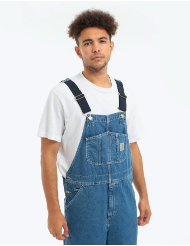 Carhartt WIP Bib Overall - Blue (Stonewashed) Les magasins à Paris