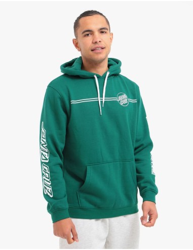 Santa Cruz Opus Dot Stripe Pullover Hoodie - Evergreen le concept de la Pate a emporter 