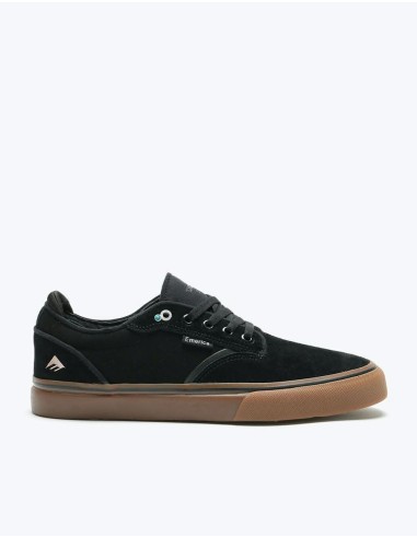 Emerica Dickson Skate Shoes - Black/Gum 50-70% off 