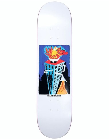 Polar Halberg Burning Zinc Skateboard Deck - 8" Livraison rapide