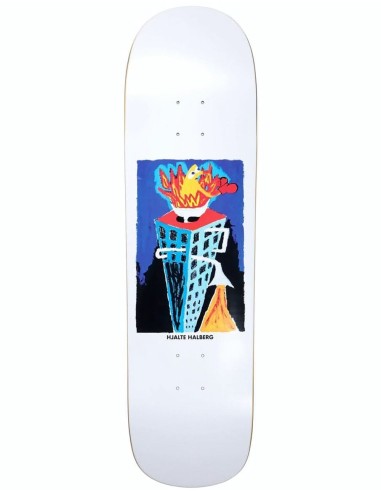 Polar Halberg Burning Zinc Skateboard Deck - P8 Shape 8.8" Comment ça marche