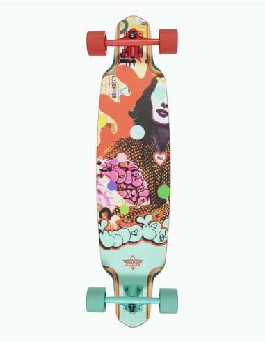 Dusters Indie 184 Longboard - 38" x 9.125" de technologie