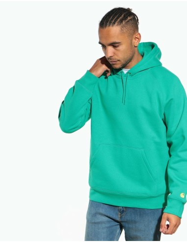 Carhartt WIP Hooded Chase Sweat - Yoda/Gold Dans la société mordern