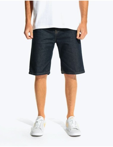 Carhartt WIP Pontiac Short - Blue (Rinsed) pas cher chine