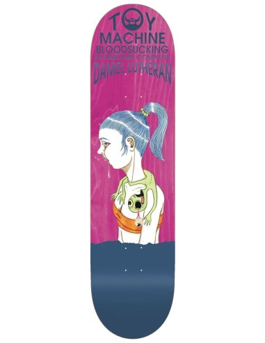 Toy Machine Lutheran Bloodsucking Skateboard Deck - 7.75" Les êtres humains sont 