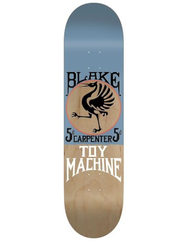 Toy Machine Carpenter Bird Skateboard Deck - 8.38" pas cher 