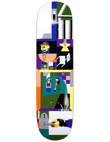 Polar Rozenberg Key Skateboard Deck - P2 Shape 8.5" Fin de série