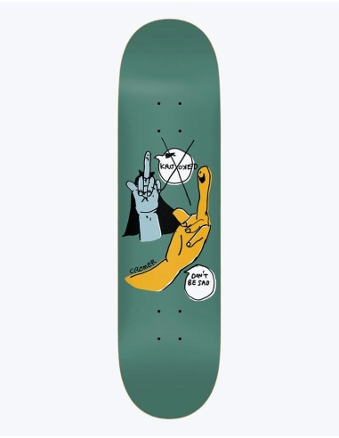 Krooked Cromer Redux Skateboard Deck - 8.38" Par le système avancé 