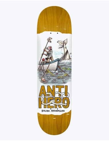 Anti Hero BA Plastics Skateboard Deck - 8.4" Voir les baskets