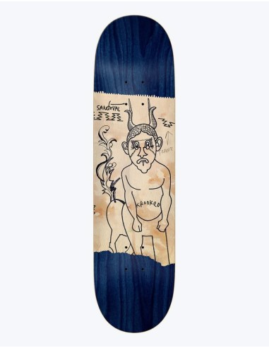 Krooked Sandoval Goat Dude Skateboard Deck - 8.25" Toutes les collections ici