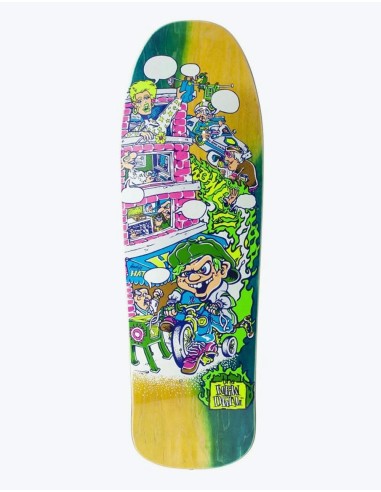 The New Deal Howell Tricycle Kid Neon HT Skateboard Deck - 9.625" en ligne des produits 