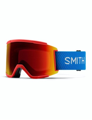 Smith Squad XL Snowboard Goggles - Rise Block/Sun Red Mirror Les êtres humains sont 